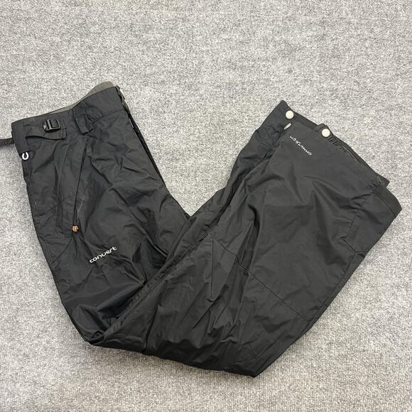 Columbia Convert Omni-Tech Snow Pants Mens Medium Black Waterproof Ski Snowboard - Picture 10 of 16